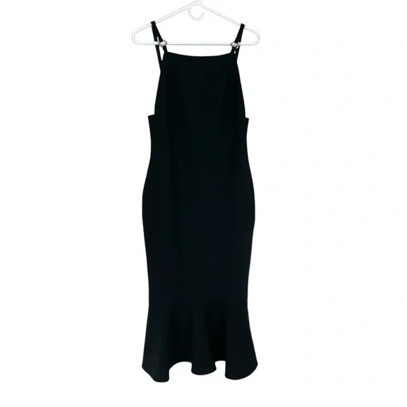 Cinq A Sept Harlyn Black Midi Dress - Picture 2 of 7
